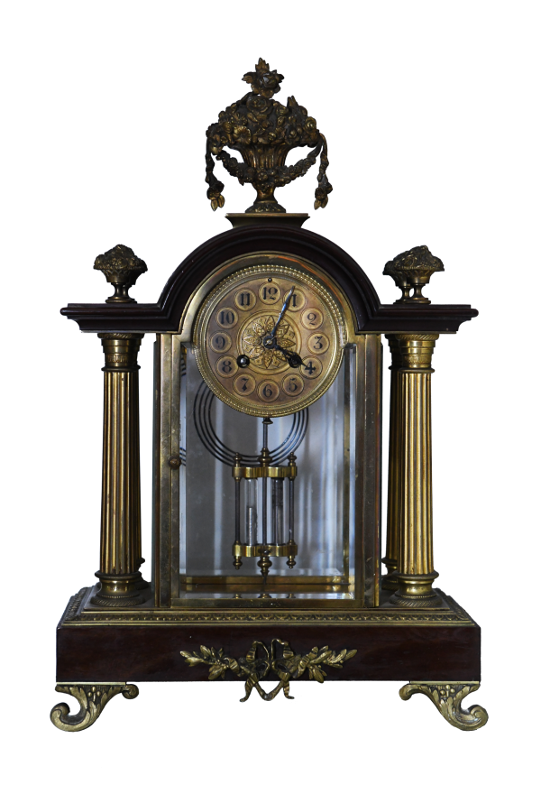 L. Marti Antique Mercury French Clock